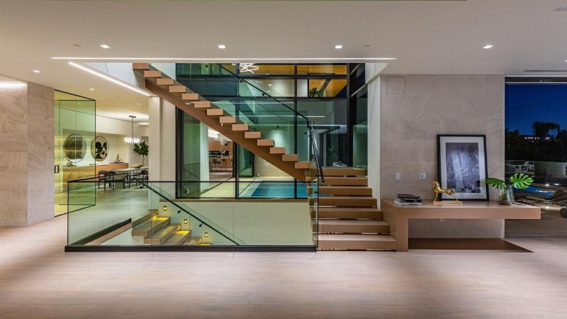 image 0 $18800000! Sophisticated Modern Masterpiece In Los Angeles Features Striking City Views