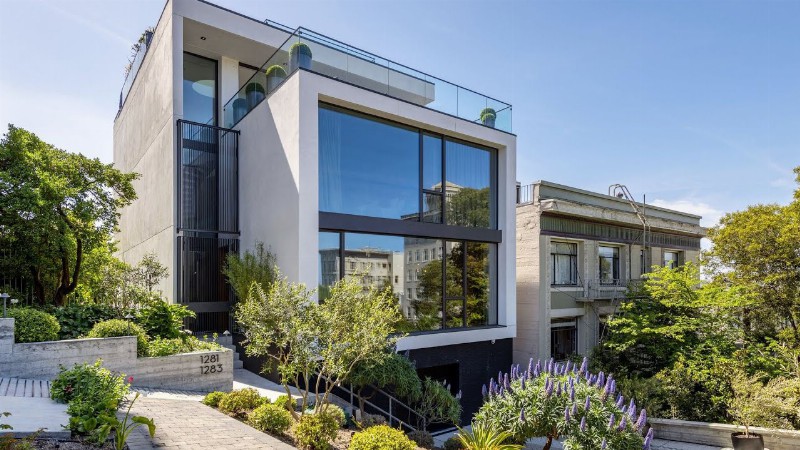 $21000000! A Modern Architectural Masterpiece In San Francisco With Endless Views Of The Bay