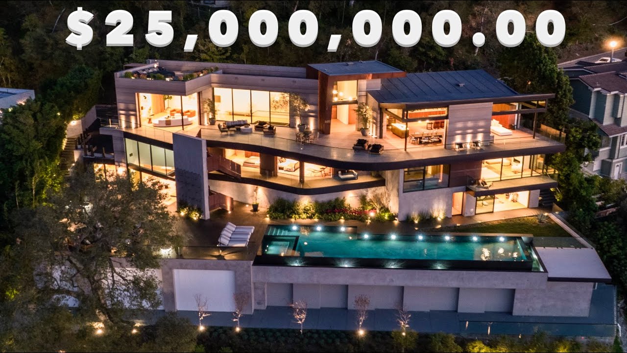image 0 $25 Million Futuristic Modern House - Beverly Hills