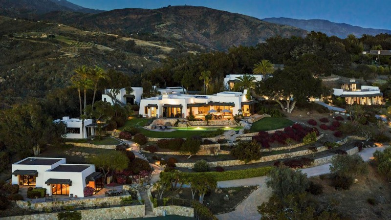 $26500000 Hilltop Haven! An Incredible Estate In Montecito With Astounding Ocean Mountain Views