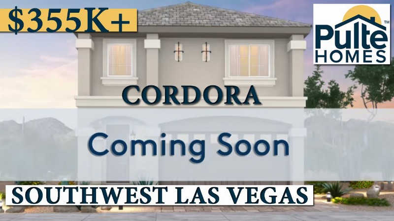 image 0 $355k+ Coming Soon Southwest Las Vegas New Homes At Cordora By Pulte Homes