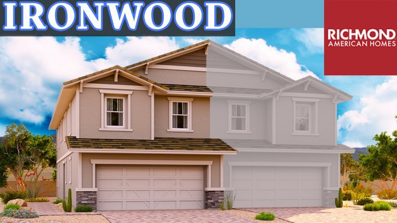 $395k Ironwood Plan At Bel Canto L New Home For Sale By Richmond American In Henderson/las Vegas