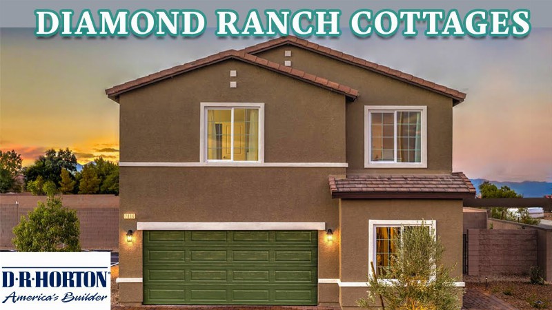 $400k Cozy 1846 Plan At Diamond Ranch Cottages By D.r. Horton L New Homes For Sale In Sw Las Vegas
