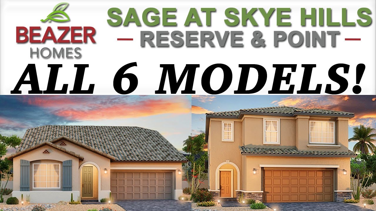 image 0 6 In 1 Model Tour - Sage At Skye Hills By Beazer Homes In Northwest Las Vegas - New Construction