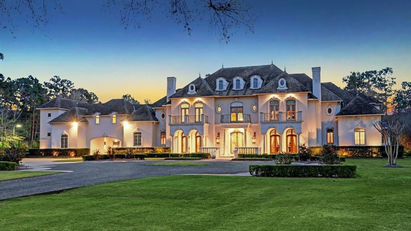$6750000! A Timeless French Style Mansion With Extraordinary Grounds In Tomball Texas