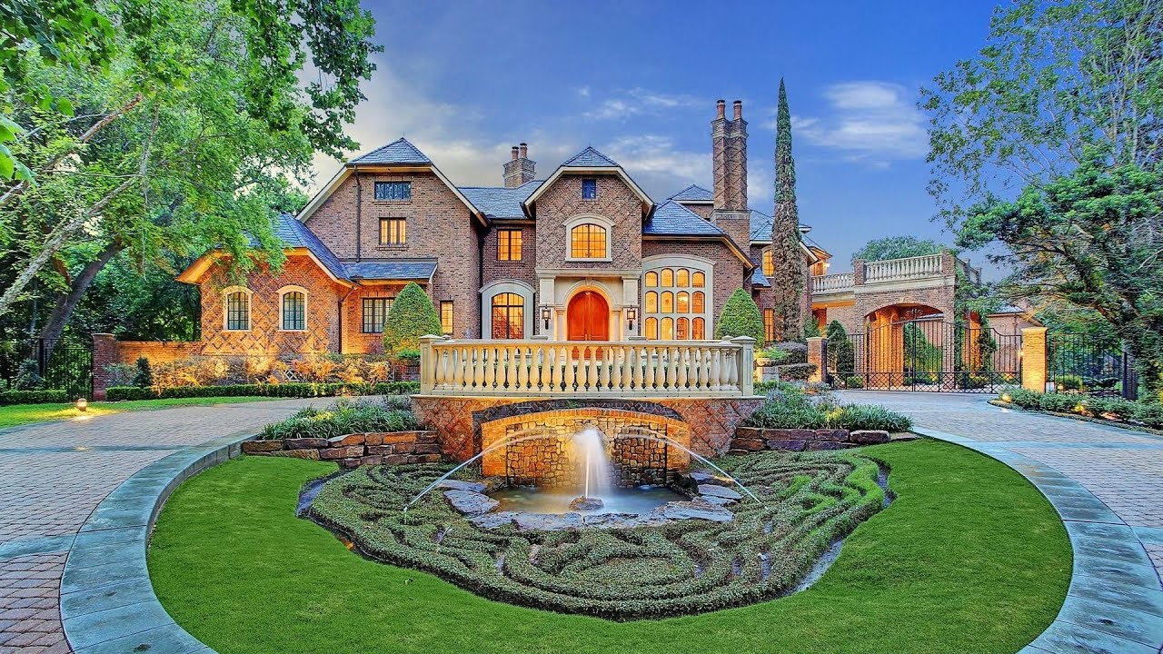 image 0 $7,900,000 Majestic English Manor Mansion in Houston offers the ultimate livability