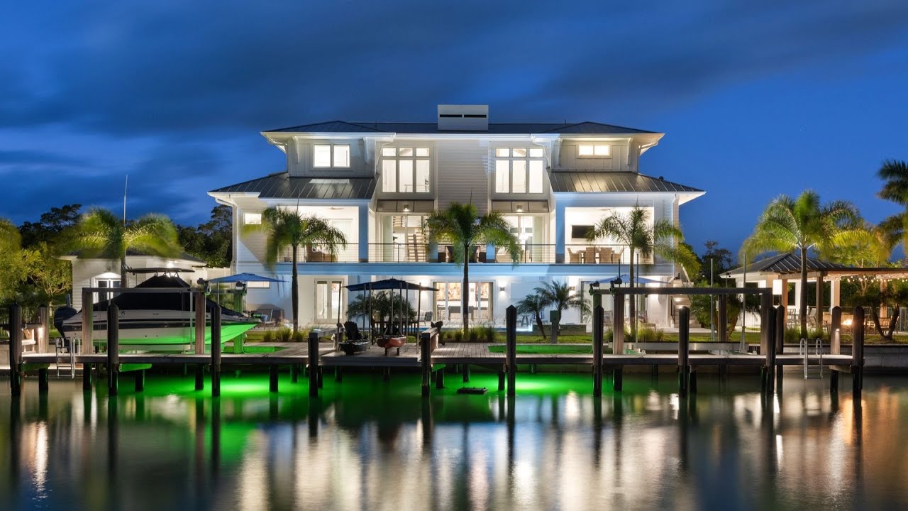 $8750000! Exceptional Estate With Impeccably Designed Living Spaces In Marco Island