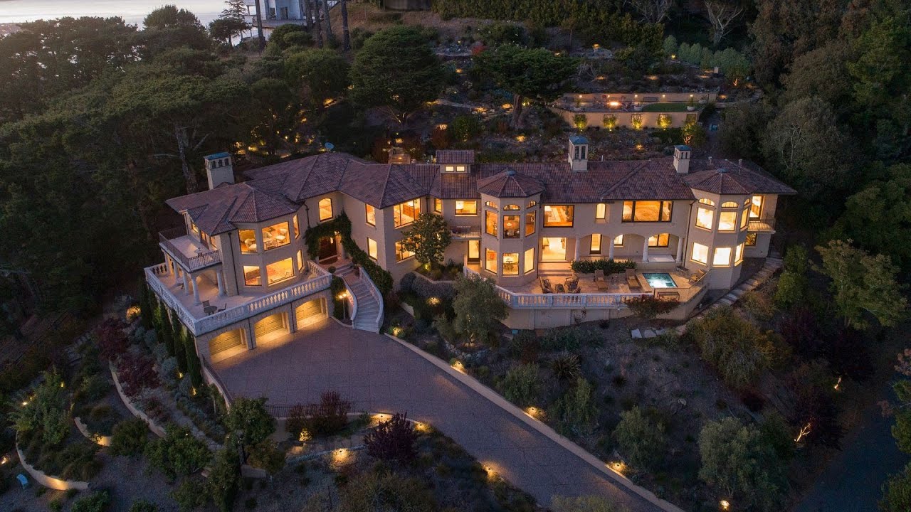 image 0 $8977000! Exceptional Estate In Tiburon Offers Iconic San Francisco And Golden Gate Bridge Views