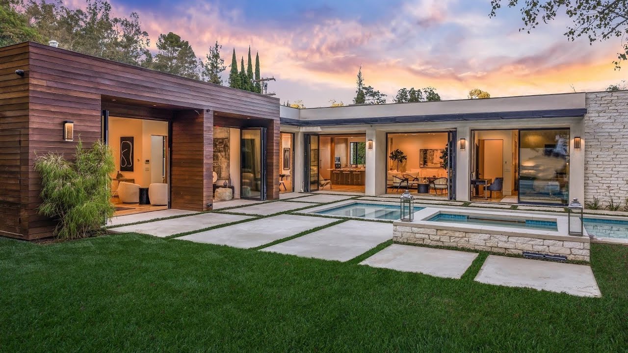 image 0 A Compelling Beverly Hills Home Offers The Privacy And Serenity Of Nature