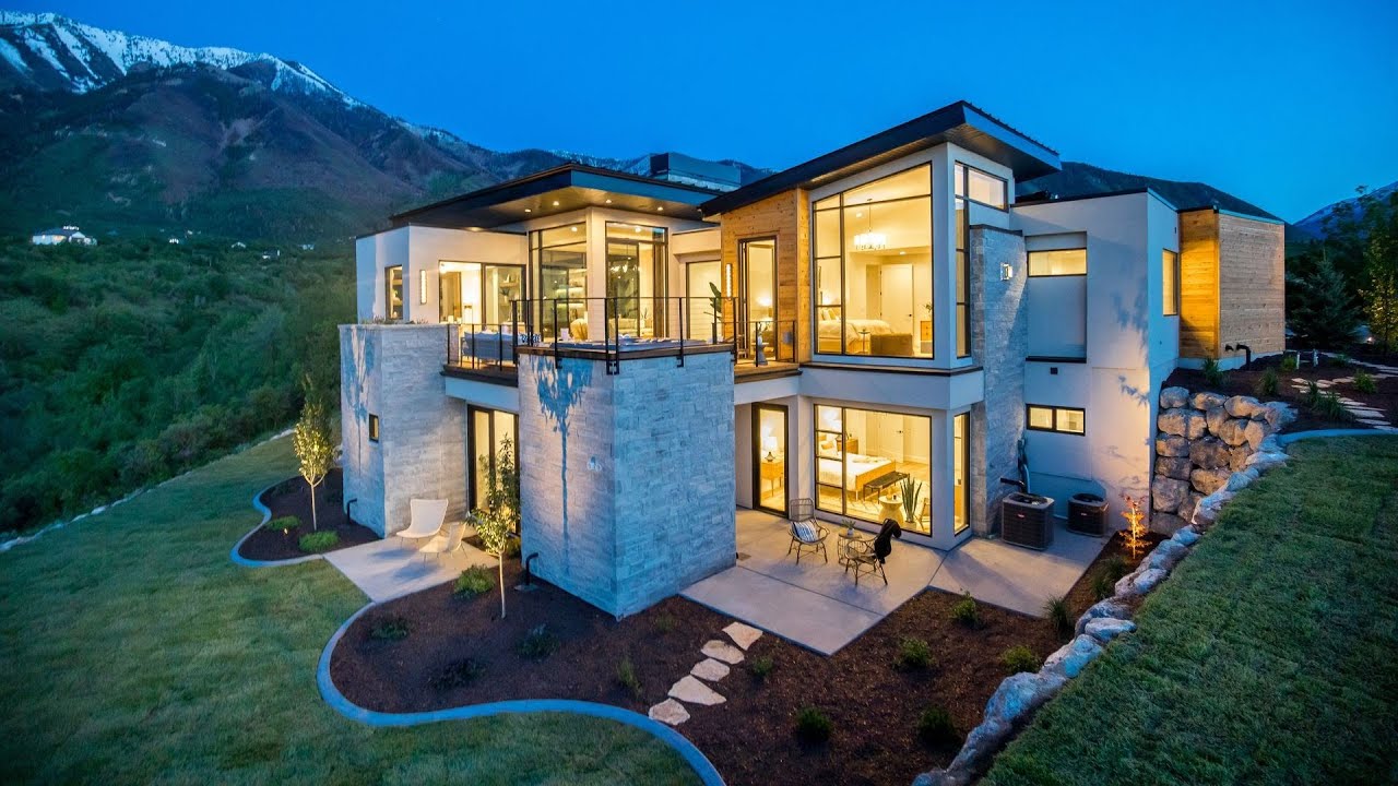 image 0 A Masterfully Designed Mountain Contemporary Home In Woodland Hills Utah