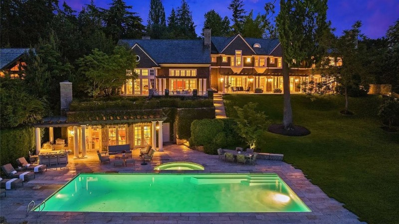 Asking $42 Million! The Finest Waterfront Estate On Mercer Island Wa Offers Exquisite Craftsmanship