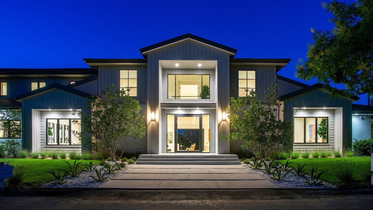 Beautiful Custom Home In Hidden Hills Offers Sweeping Pastoral And City Lights Views