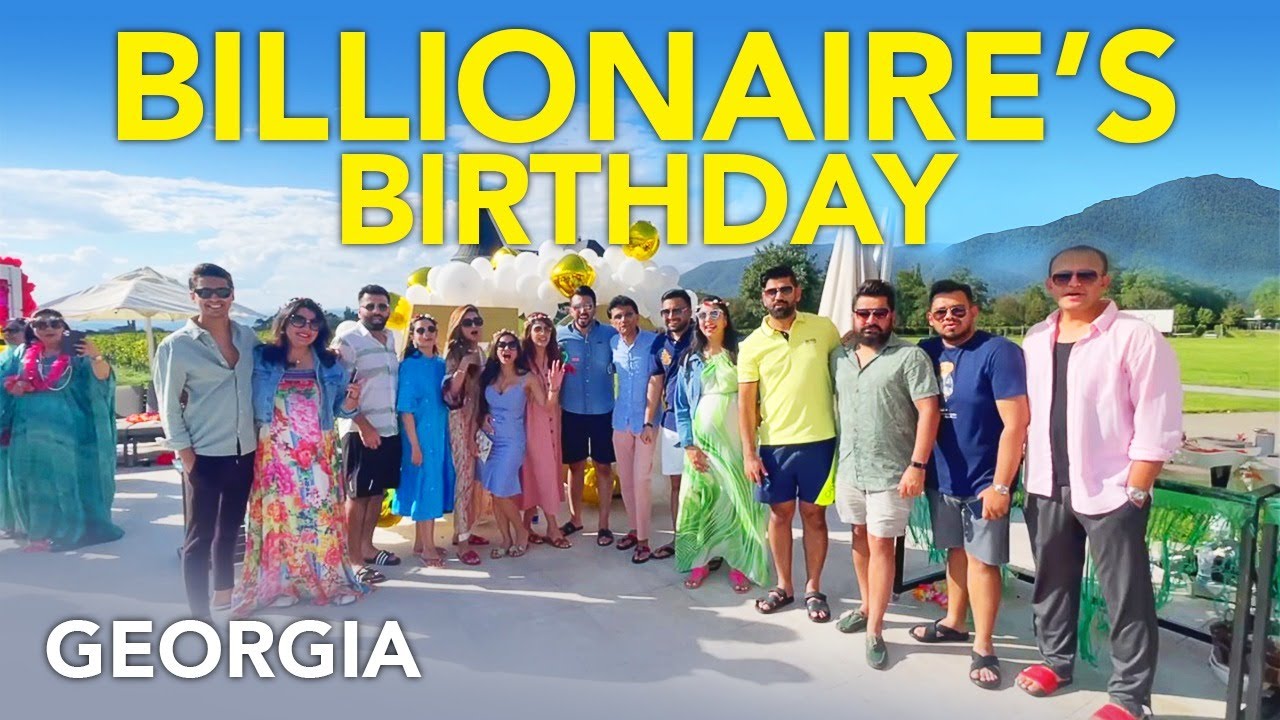 image 0 Billionaire Destination Birthday Bash In Georgia : Anis Sajan's 50th Birthday Celebration : Vlog 64