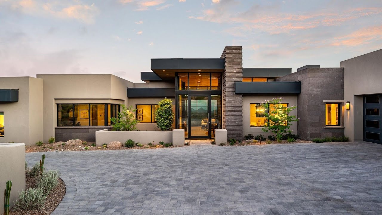 Captivating Contemporary Masterpiece With Sweeping Mountain Views In Scottsdale Arizona