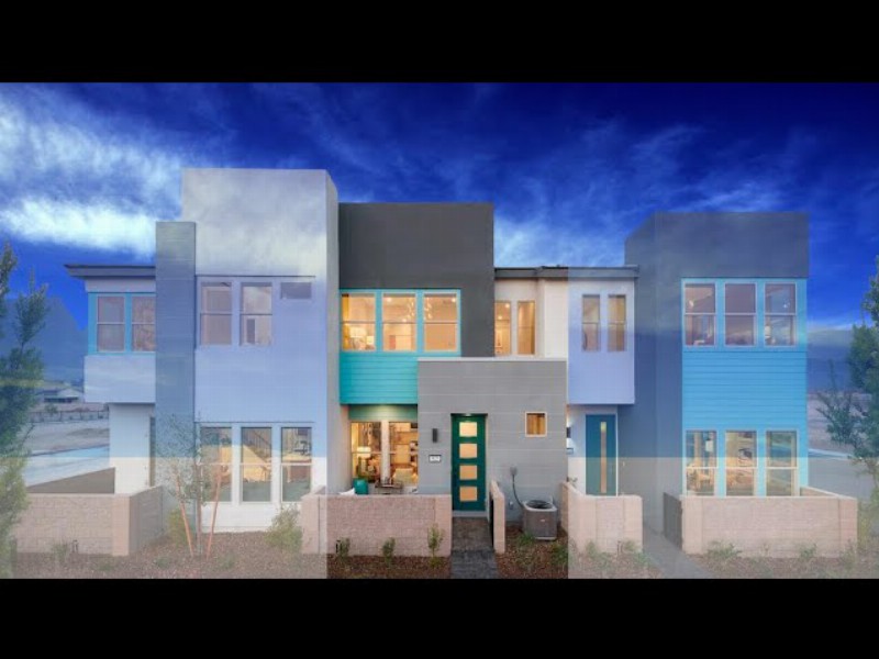 Contour By Tri Pointe Homes Townhomes For Sale $390k+ Modern Designs 3bd 3ba 2cr Las Vegas