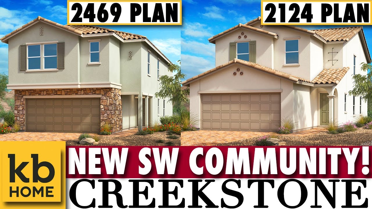 image 0 Creekstone New Southwest Community By Kb Homes - Plan 2124 Plan 2469 Tour