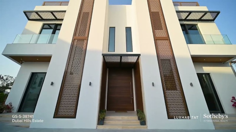 Custom-built Modern Mansion With Downtown Skyline View In Dubai Hills Estate