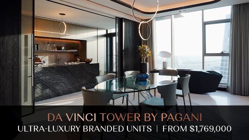 Da Vinci Tower By Pagani : Ultra-luxury Branded Units : From $1769000