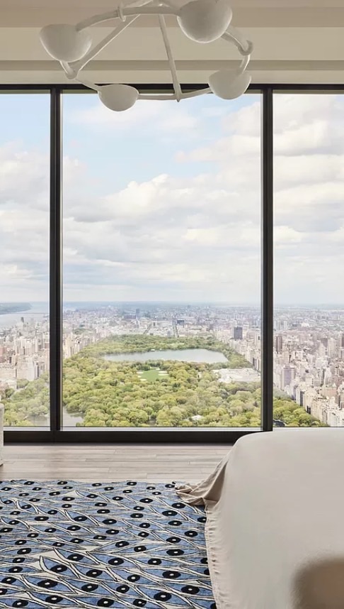 Direct Central Park views from your bedroom