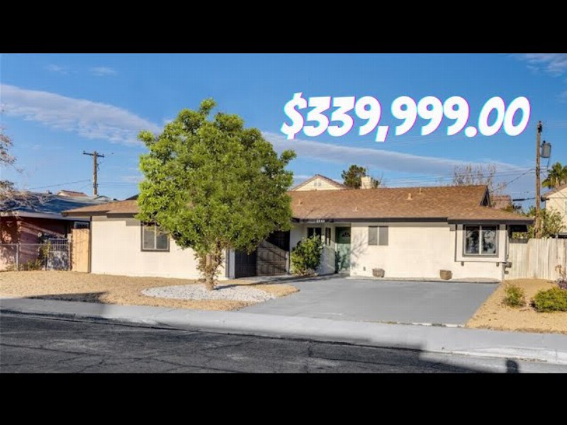 Excellent Entry Level Home For Sale Northwest Las Vegas Ranch Style 1320 Sqft 3bd 2ba 2cr + Rv!!
