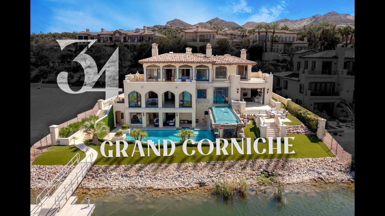 image 0 Explore 34 Grand Corniche Drive A Lakeside Estate In Lake Las Vegas!