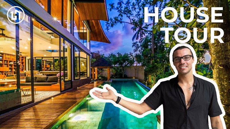 Exploring Modern Tropical House With Jungle & River Views