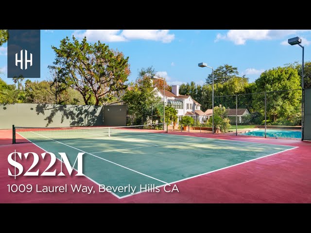 image 0 Gated Tennis Court Estate In Prime Beverly Hills : 1009 Laurel Way