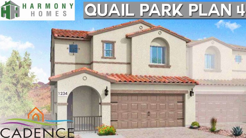 Harmony Homes In Cadence At Quail Park - Plan 4 : New Townhomes : Henderson Homes For Sale