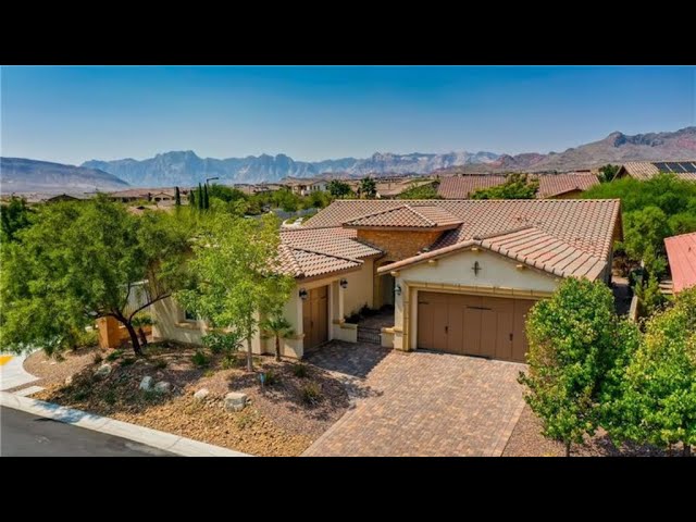 Homes For Sale In Gated Summerlin $1.2m 2693 Sqft 3bd 3ba Den Bar 2 Separate Living Spaces