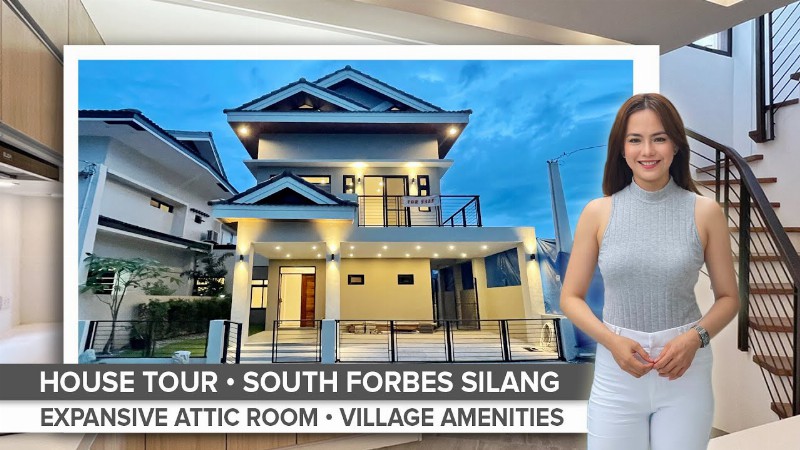 image 0 House Tour 88 • Touring This Cozy Brand New House With Expansive Attic Inside South Forbes Silang