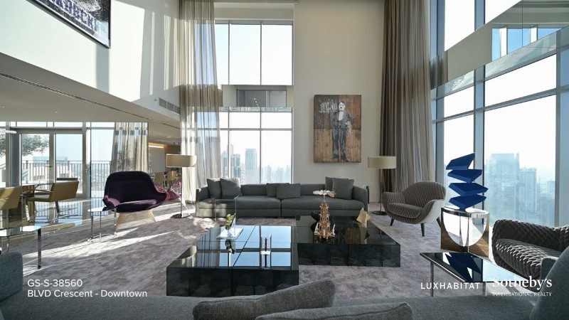 Incredible Luxury Penthouse With Panoramic Sea Views In Downtown Dubai