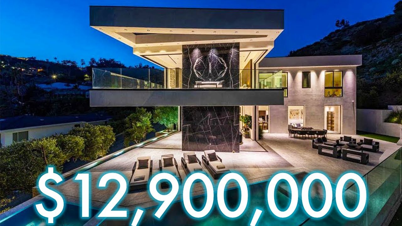 image 0 Inside $12,900,000 HOLLYWOOD HILLS Modern Mansion