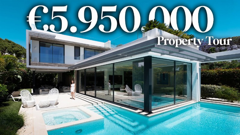 Inside €5.950.000 New Modern House Beach Side Golden Mile Marbella : Drumelia Property Tour