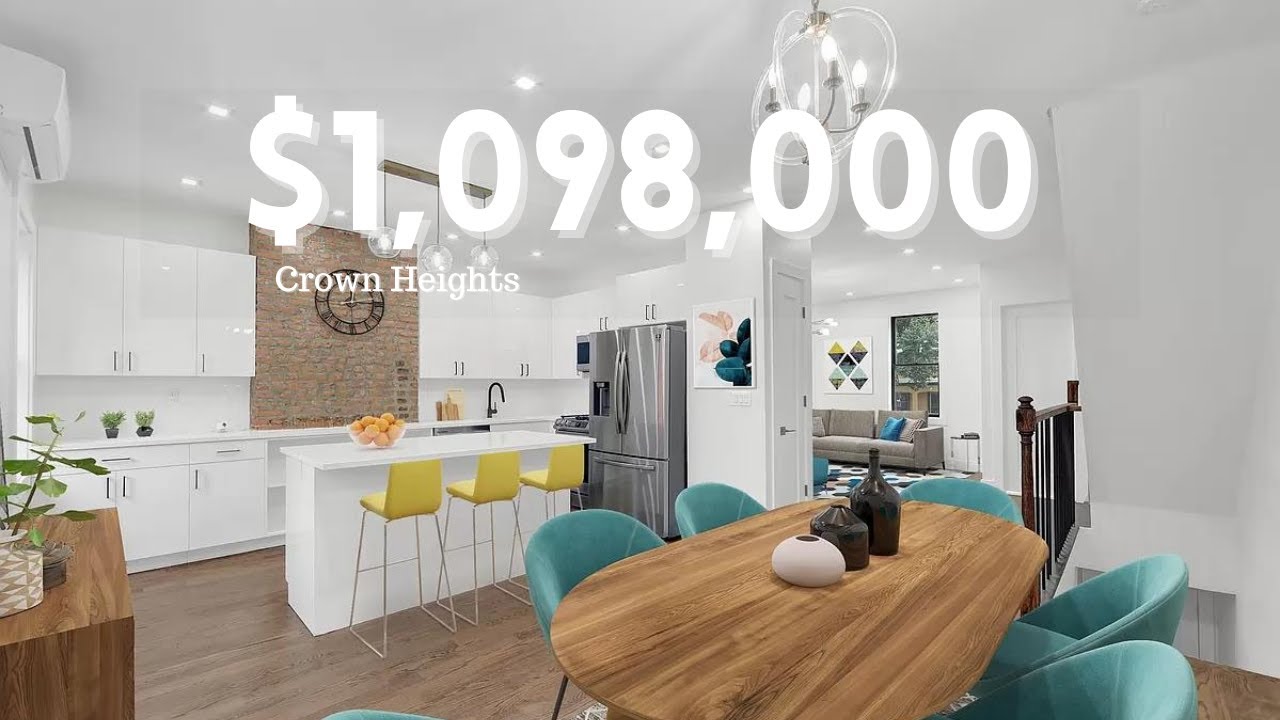 image 0 Inside A $1.098m Crown Heights Nyc Townhouse : 8 Rooms 5 Beds 3.5 Baths Granite Kitchen & Yard