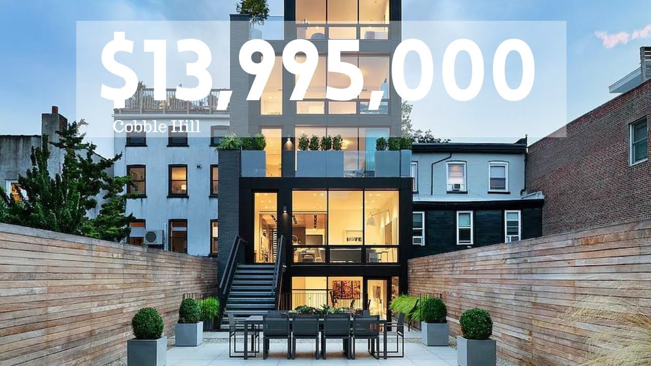 Inside A $13.995m Cobble Hill Nyc Townhouse : 7000 Sf 4 Bedrooms4.5 Baths4 Unique Outdoor Spaces