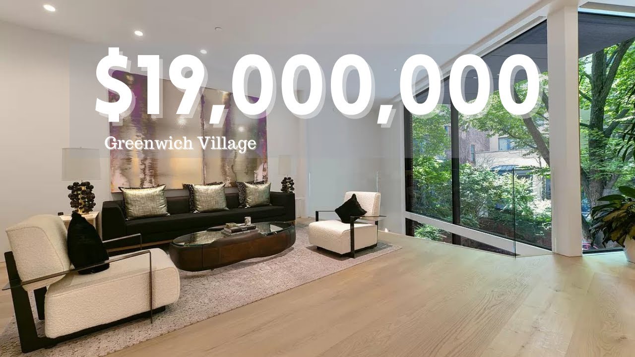 Inside A $19m Greenwich Vill Nyc Townhouse : 12 Rooms 4 Beds 4.5 Baths Elevator & Outdoor Spaces