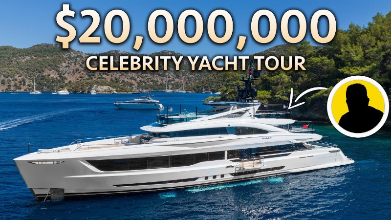 Inside A $20000000 Brand New Celebrity Owned Mega Yacht