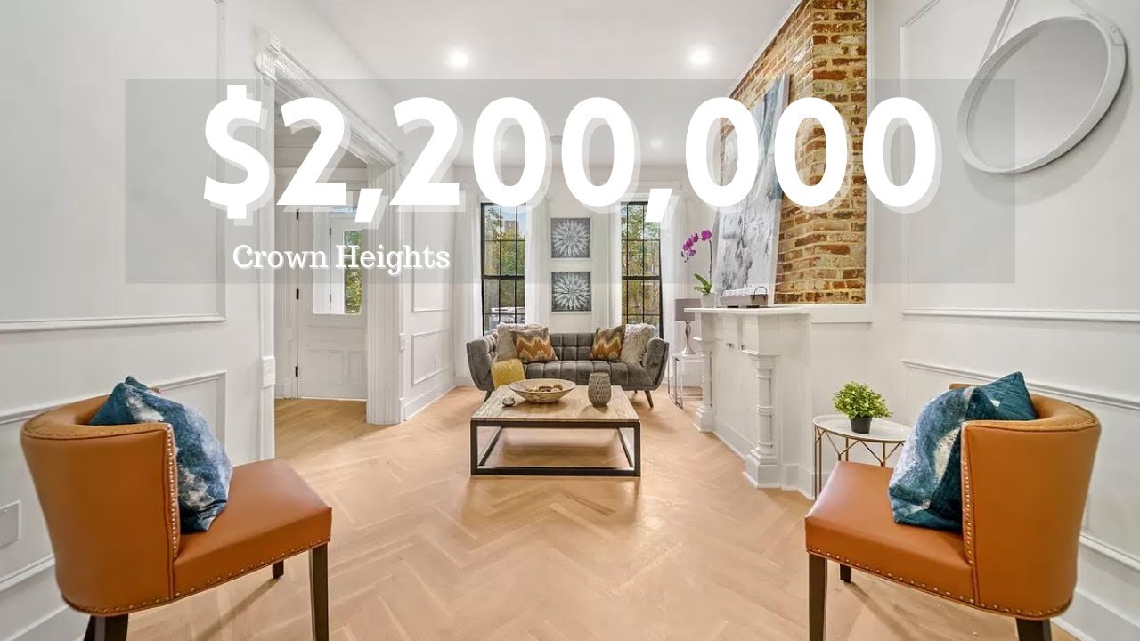 image 0 Inside A $2.2m Crown Heights Nyc Townhouse : 12 Rooms 5 Beds 3+ Baths & Large Private Backyard