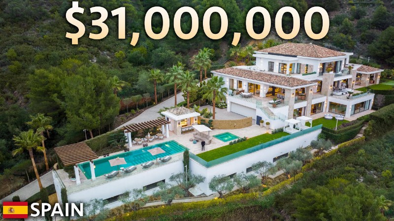Inside A $31000000 Ultra Luxurious Spanish Mega Mansion With Sea Views!