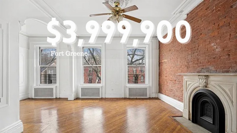 Inside A $3999900 Fort Greene Nyc Townhouse : 5 Beds 4 Baths Hardwood Floors And Garden