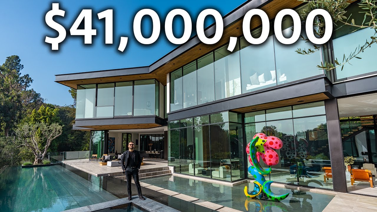 Inside A $41000000 Los Angeles Glass Mega Mansion
