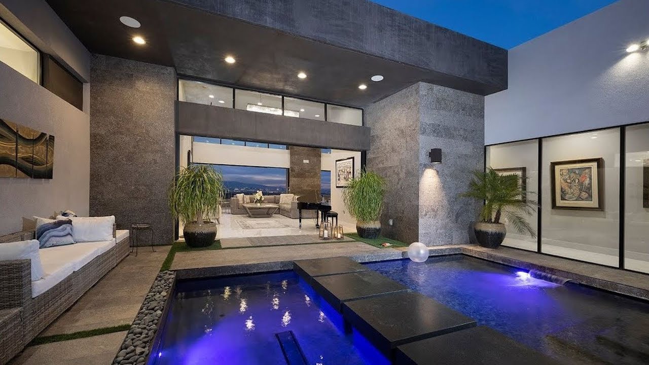 image 0 Inside A $4500000 Henderson Modern Home With Sweeping Strip And City Views