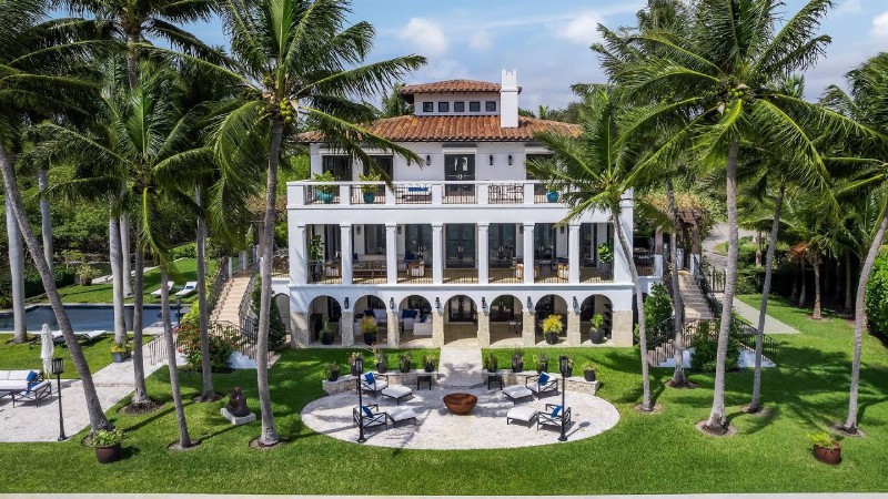 Inside A $48000000 Miami Waterfront Villa With Multiple Entertainment Areas Inside And Out