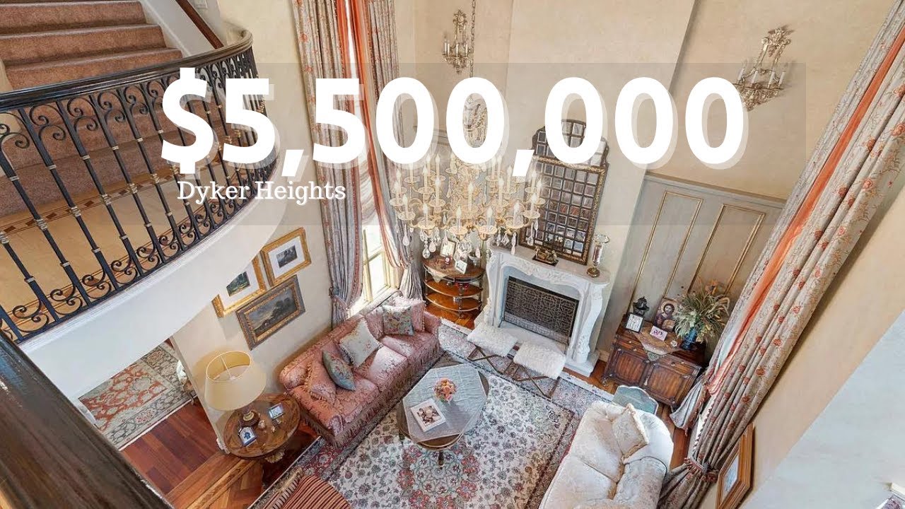 image 0 Inside A $5.5m Dyker Heights Nyc Townhouse : 10 Rooms 6 Beds 3+ Baths Gas Fireplace & Mezzanine.