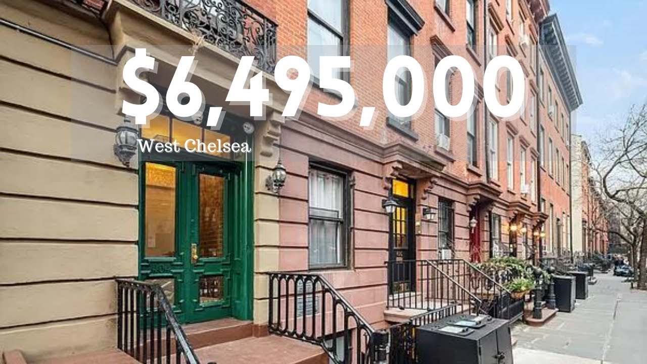 Inside A $6.495m West Chelsea Nyc Townhouse : Currently Set Up As 5 Residential Free Market Rentals