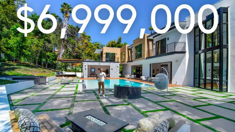 image 0 Inside A $6.999000 Mega Mansion In Los Angeles With Movie Theatre And Yoga Studio
