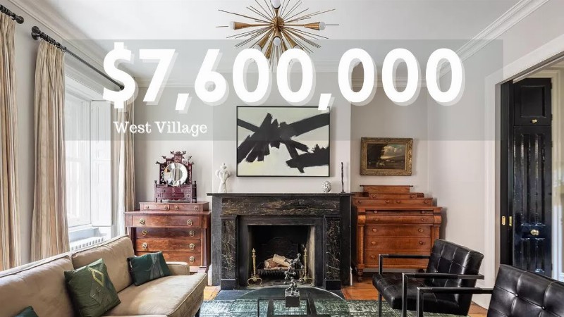 image 0 Inside A $7.6m West Village Nyc Townhouse : 4 Beds 2.5 Baths Wood Burning Fireplaces And Garden