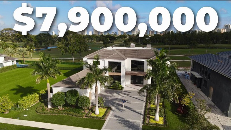 Inside A $7900000 Modern Estate On A Golf Course! : Fort Lauderdale Fl