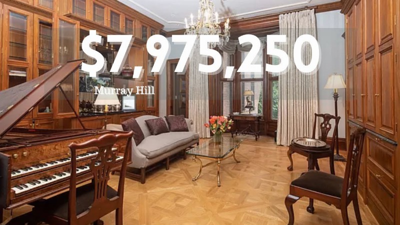 image 0 Inside A $7.975m Murray Hill Nyc Townhouse : 13 Rooms 7 Beds 4+baths Hardwood Floors & Terrace
