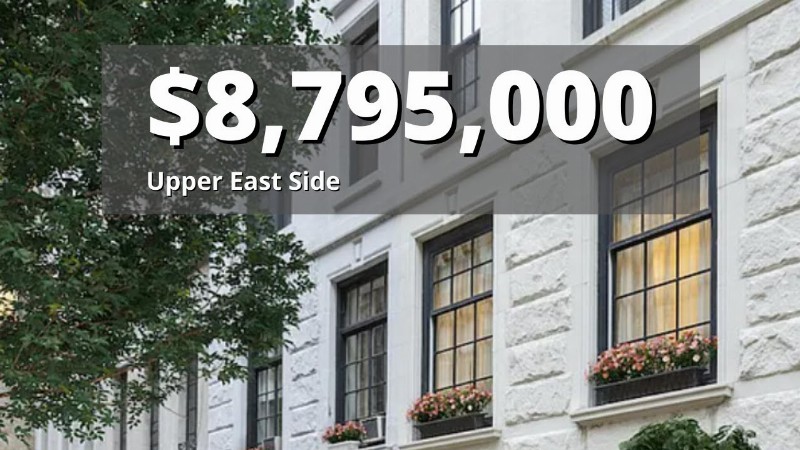 Inside A $8.795m Upper East Side Nyc Townhouse : Elegant 20-ft Townhouse Off Park Avenue